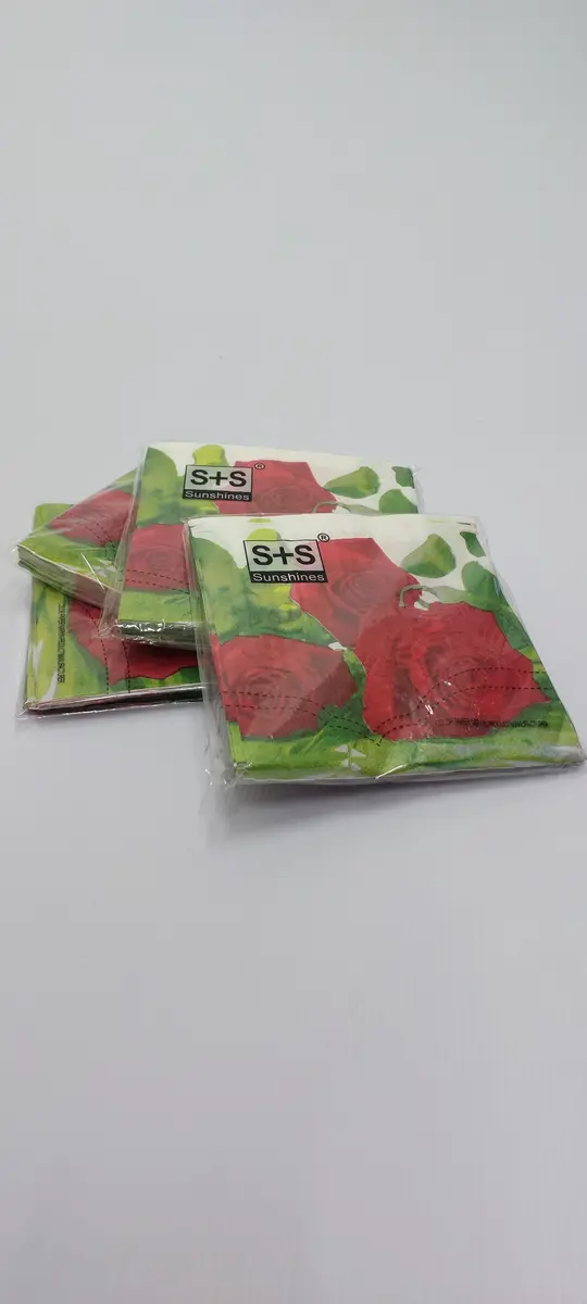Roses with Leaves (20pc)